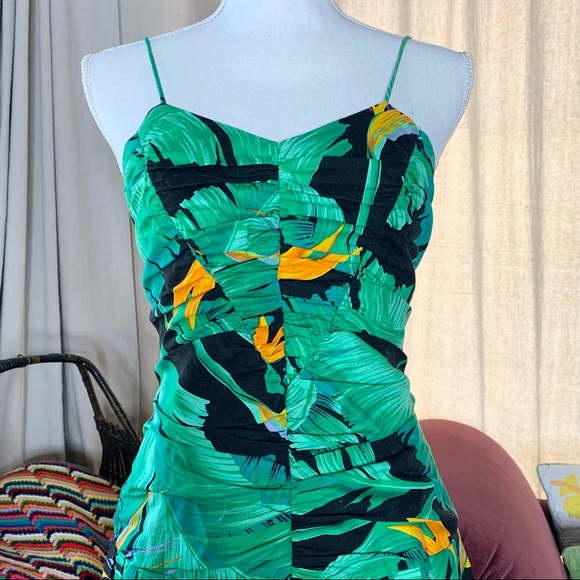 90s Sue Wong Tropical Dress - Picture 4 of 10